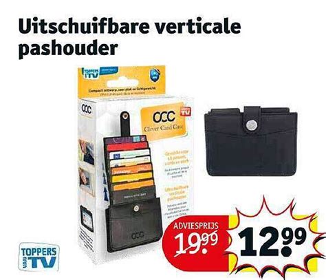 uitschuifbare pasjeshouder kruidvat